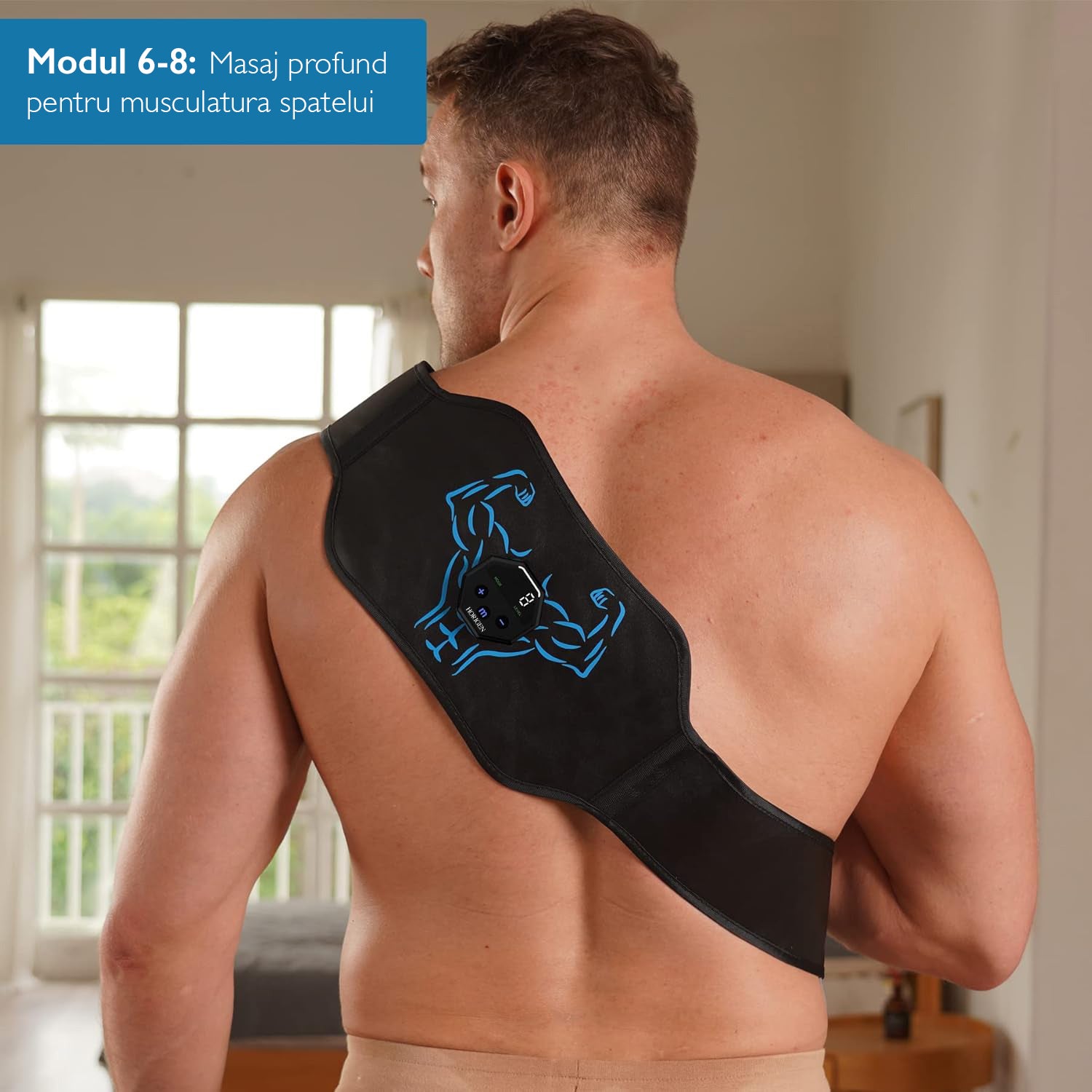 Centura Electrostimulare Abdomen Horigen Abs Fit Centura Electrostimulare Abdomen Horigen Abs Fit
